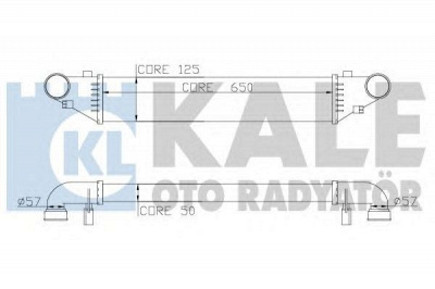 KALE OTO RADYATOR 347500 -  Интеркулер